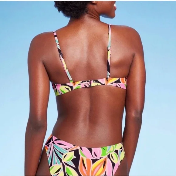 Wild Fable Vibrant Leaf Print Bikini - Picture 2 of 6